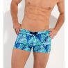 Boxer de bain imprimé tortues Tartane Bleu
