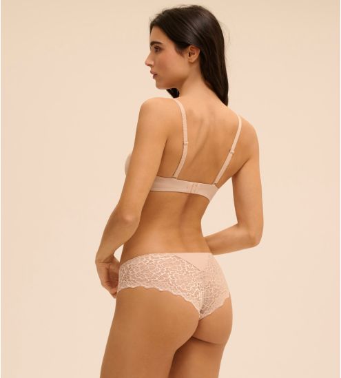 Shorty femme beige Caresse Peau Rosée
