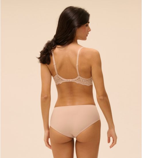 Culotte haute beige Caresse Peau Rosée