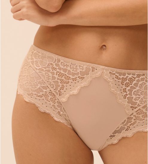 Culotte haute beige Caresse Peau Rosée