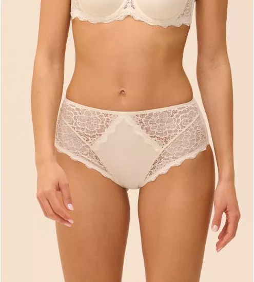 Culotte haute blanche Caresse Naturel