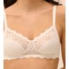 Soutien gorge sans armatures Blanc Caresse Naturel
