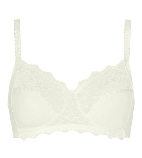 Soutien gorge sans armatures Blanc Caresse Naturel