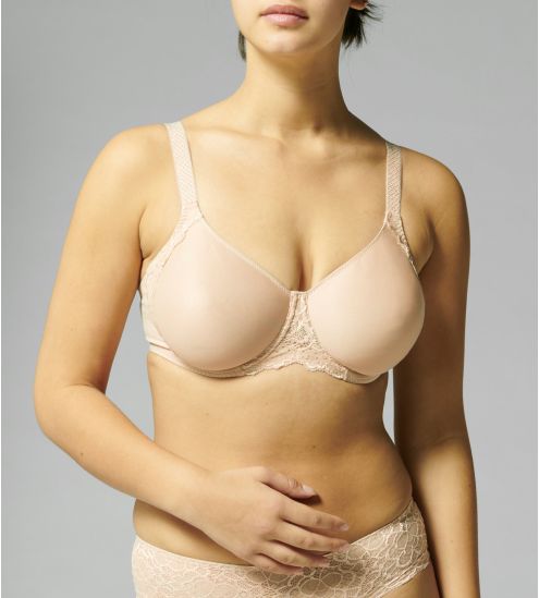 Beige geformte BH mit...