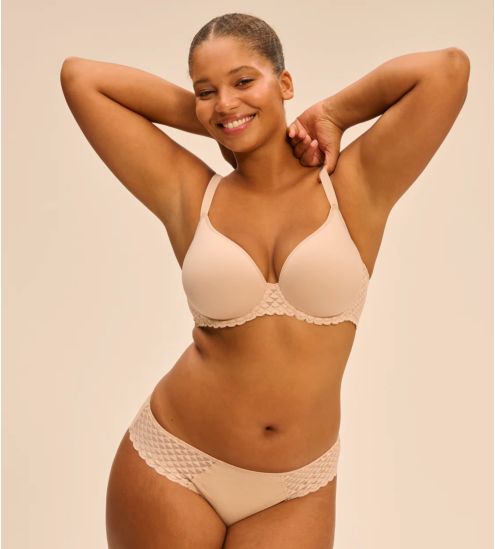 Soutien gorge Spacer beige décolleté plongeant Subtile Peau Rosée