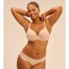 Soutien gorge Spacer beige décolleté plongeant Subtile Peau Rosée