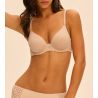 Soutien gorge Spacer beige décolleté plongeant Subtile Peau Rosée