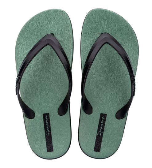 Tongs homme vert/noir Anatomic Lapa