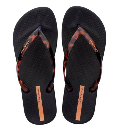 Tongs femme léopard noir Anatomica Connect II