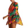 Chemise à fleurs femme Amandine Pinavo multicolore