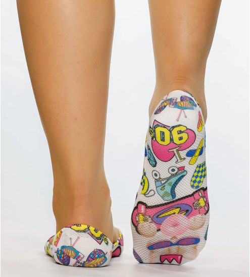 Socquettes femme Liner Skating Cat