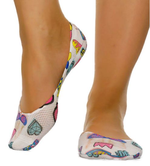 Socquettes femme Liner Skating Cat