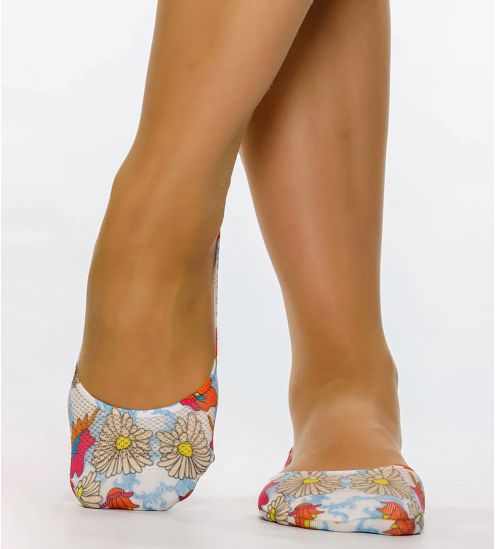 Blaue barocken Socken