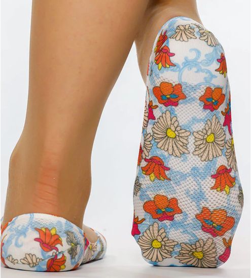 Blaue barocken Socken