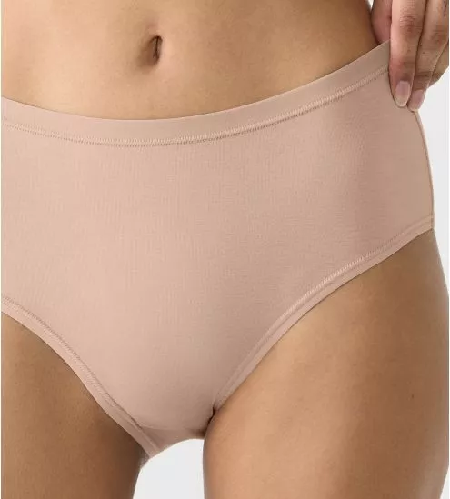 Lot de 3 slips midi Go Daily Cotton Beige