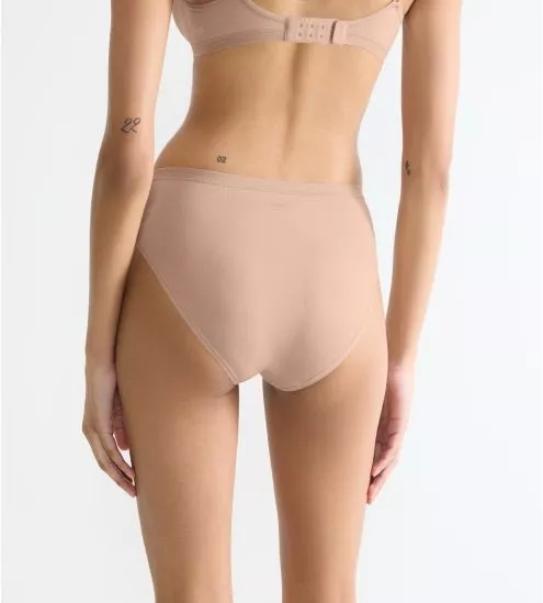 Lot de 3 slips tai Go Daily Cotton Beige