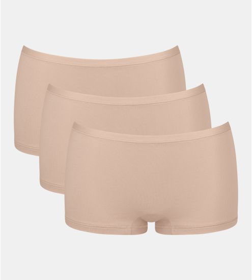 Lot de 3 shorts Go Daily Cotton Beige