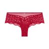 Shorty rouge en tulle brodé Sens of illusion