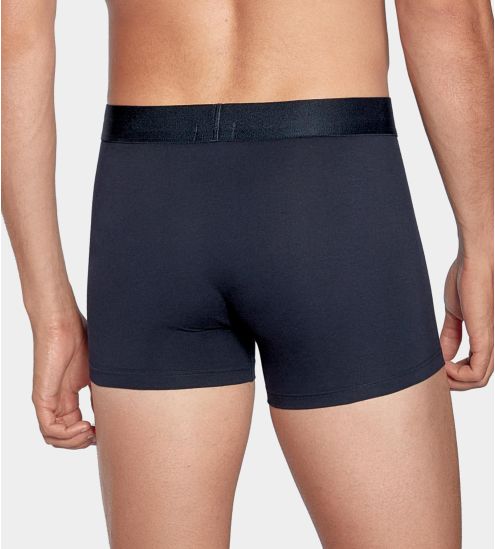 Lot de 2 boxers rayé et uni Bleu Marine