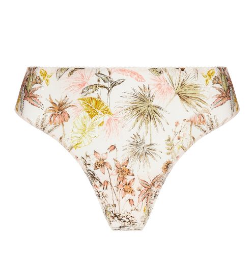 Tanga fleuri avec dentelle Évasion Tropic Matin Tropic
