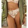 Tanga fleuri avec dentelle Évasion Tropic Matin Tropic