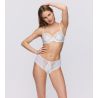 Shorty blanc brodé Chen White Yacht
