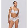 Culotte haute brodée Chen White Yacht