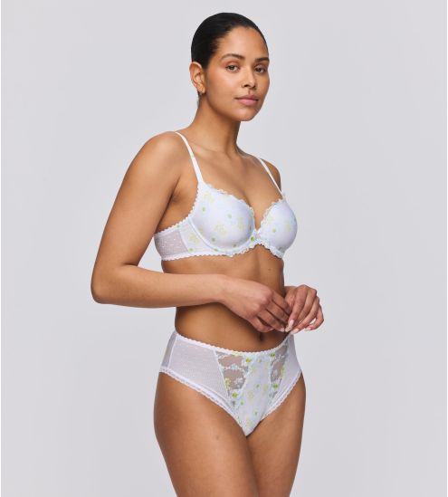 Culotte haute brodée Chen White Yacht