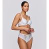 Culotte haute brodée Chen White Yacht