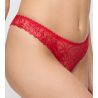 String rouge brodé Jane True Red