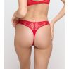 String rouge brodé Jane True Red