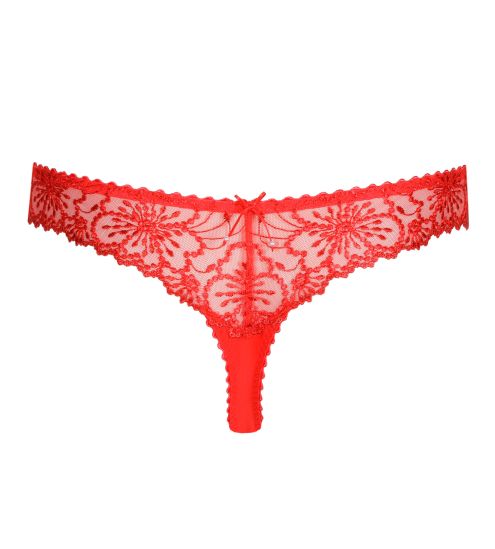 String rouge brodé Jane True Red