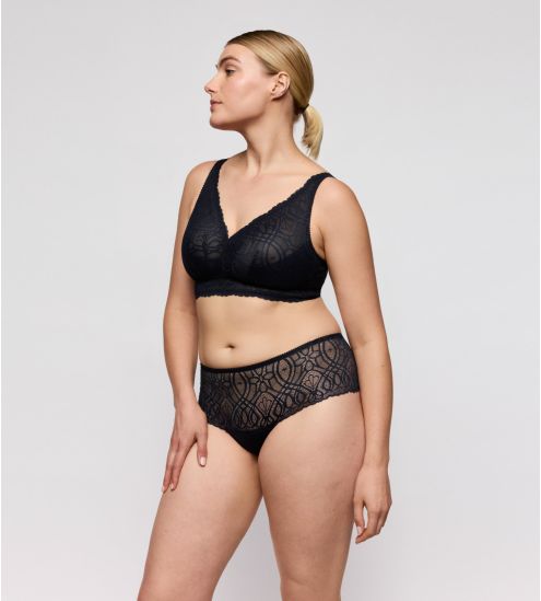 Shorty dentelle bleue Salerno Midnight Blue