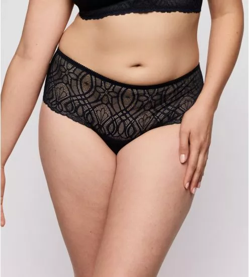 Shorty dentelle bleue Salerno Midnight Blue