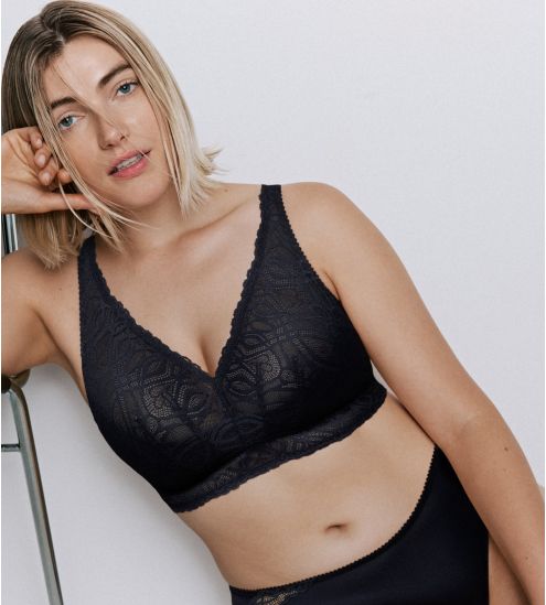 Slip brésilien bleu marine Salerno