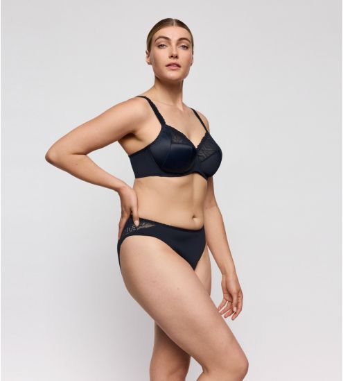 Slip brésilien bleu marine Salerno