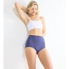 Lot de 4 Sloggi Basic+ Maxi Beige/Noir/Bleu/Violet