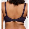 Soutien gorge brodé grande taille violet (bonnets F, G, H) PrimaDonna Deauville Amethyst Gem