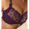 Soutien gorge brodé grande taille violet (bonnets F, G, H) PrimaDonna Deauville Amethyst Gem