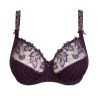 Soutien gorge brodé grande taille violet (bonnets F, G, H) PrimaDonna Deauville Amethyst Gem