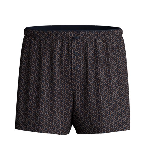 Caleçon flottant boutonné avec taille élastique Cotton Choice Dark Sapphire