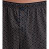 Caleçon flottant boutonné avec taille élastique Cotton Choice Dark Sapphire