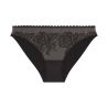 Slip brésilien transparent effet tatouage Romance Noir