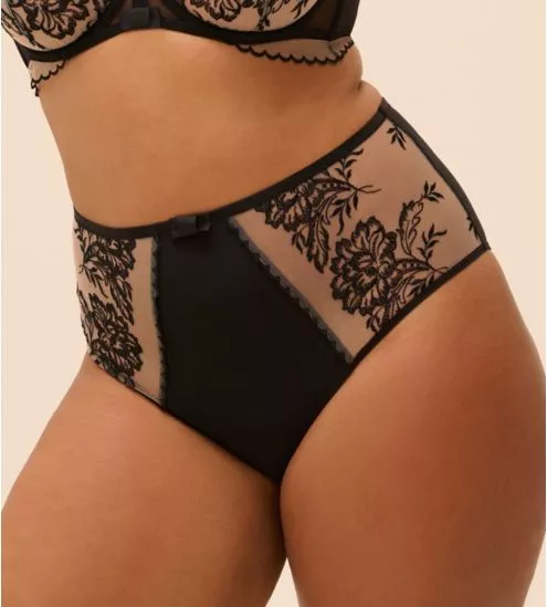 Culotte haute rétro Light Tatoo Romance