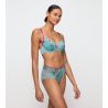 Soutien gorge à coques vert d'eau Lizelot Bali Green
