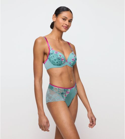 Culotte taï vert d'eau/rose Lizelot Bali Green
