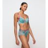 Culotte taï vert d'eau/rose Lizelot Bali Green