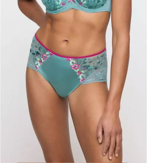 Culotte taï vert d'eau/rose Lizelot Bali Green