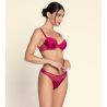 String soie rouge Carmin Splendeur Soie