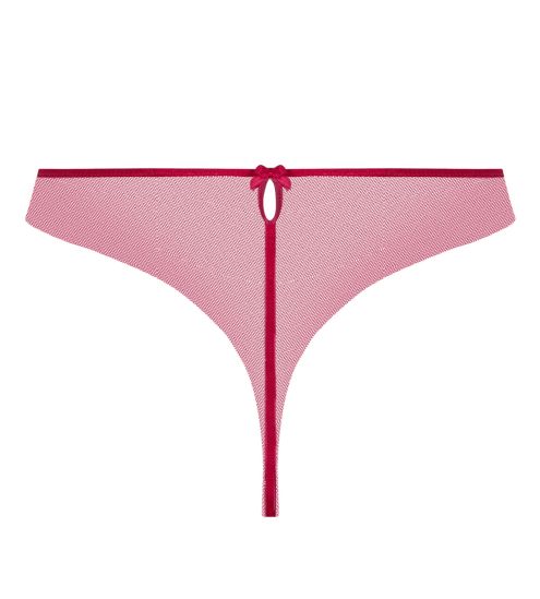 String soie rouge Carmin Splendeur Soie